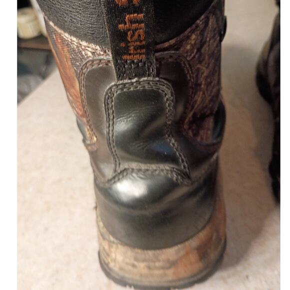 Irish Setter Mens 9 Insulated Hunting Boots 1000g Thinsulate Leather Camo
